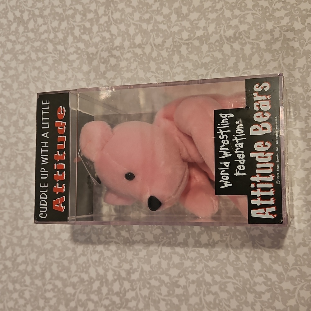 1999 WWF Sable 38 Special Attitude Beanie Bear World Wrestling Federation